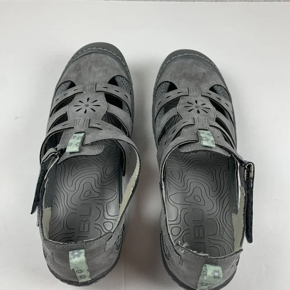 JBU by Jambu Gemini B3GEM45 Casual Fisherman Shoes Women's Sz 9.5W Gunmetal 7877